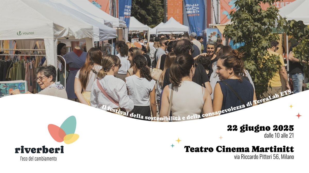 Riverberi, il Festival della Sostenibilità e della Consapevolezza, 22 June | Event in Milano | AllEvents
