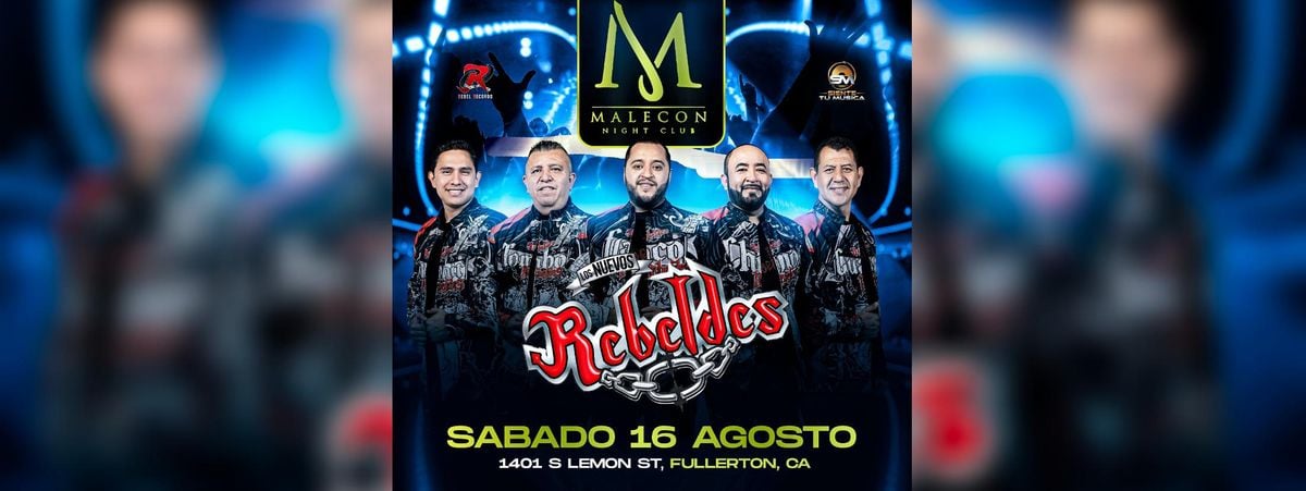 LOS NUEVOS REBELDES  EN FULLERTON | Event in Fullerton | AllEvents