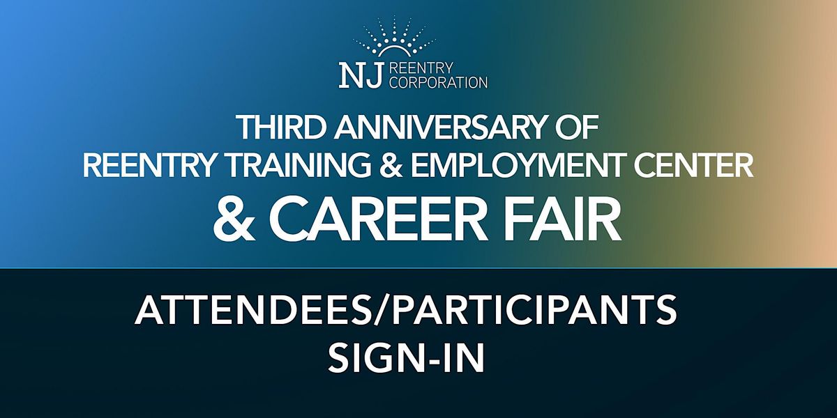 NJRC Gov. Training 3rd Year Anniversary & Career Fair attendee