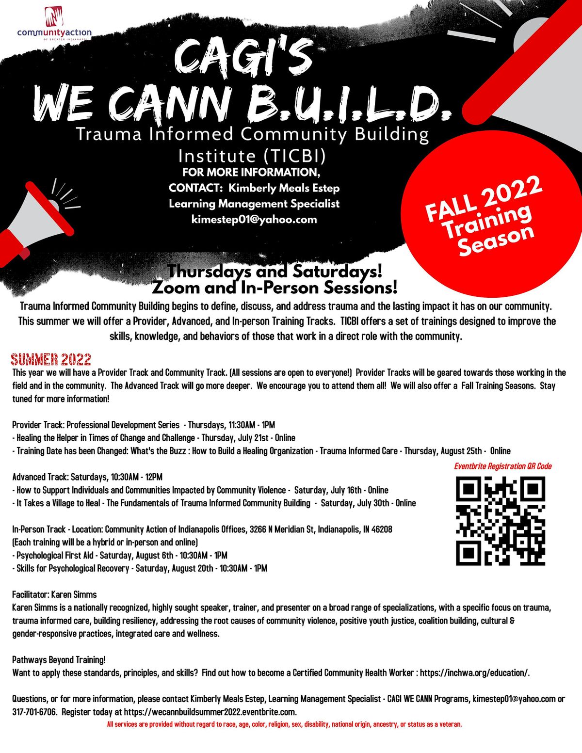 CAGI We CANN BUILD Trauma Informed Community Building - Fall 2022, October  15 to November 12 | Online Event | AllEvents.in