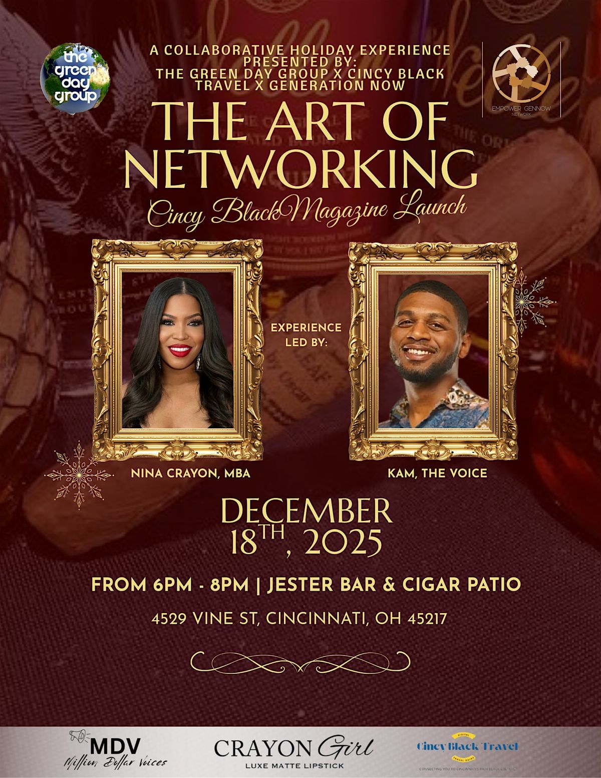 The Art of Networking, Cincy Black Magazine Cover Launch, 18 December | Event in Cincinnati | AllEvents