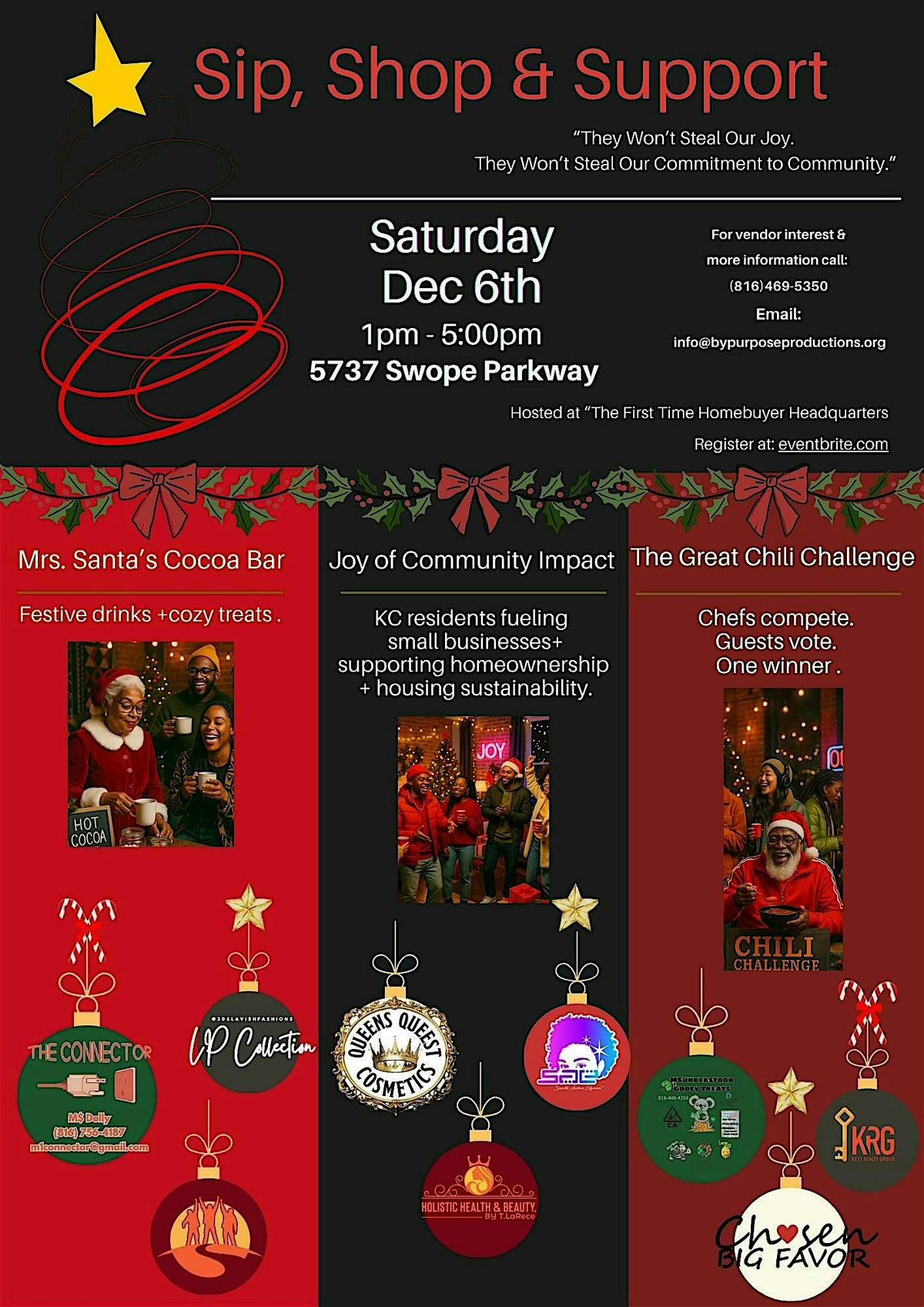 “Sip, Shop & Support”, 6 December | Event in Kansas City | AllEvents