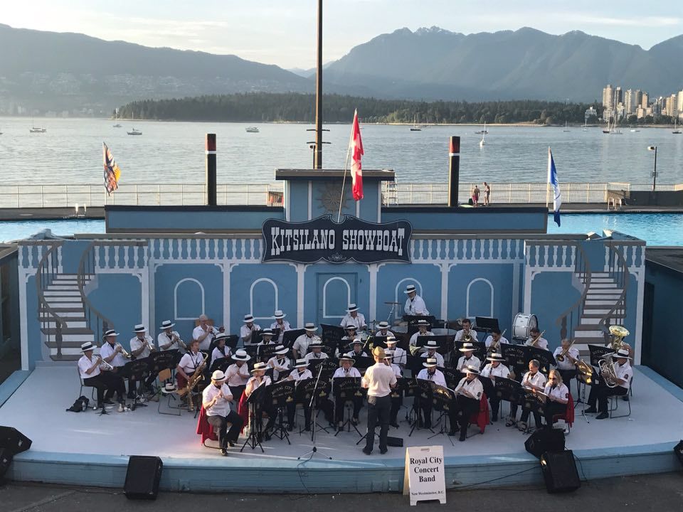 Royal City Concert Band plays the Kits Showboat, Kitsilano Showboat