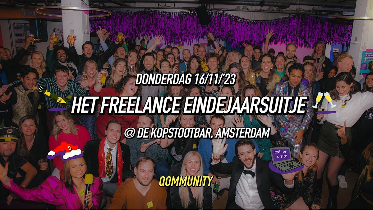 Het Freelance Eindejaarsuitje, Kopstootbar Amsterdam, 16 November 2023