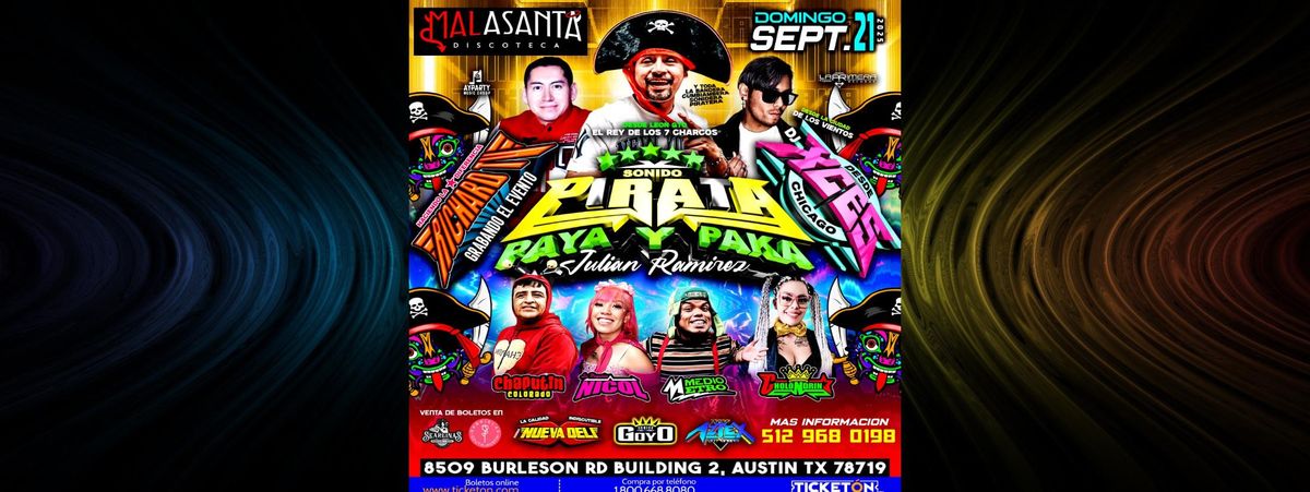 SONIDO PIRATA, DJ XCES, RICHARD TV & MÁS, 21 September | Event in Austin | AllEvents