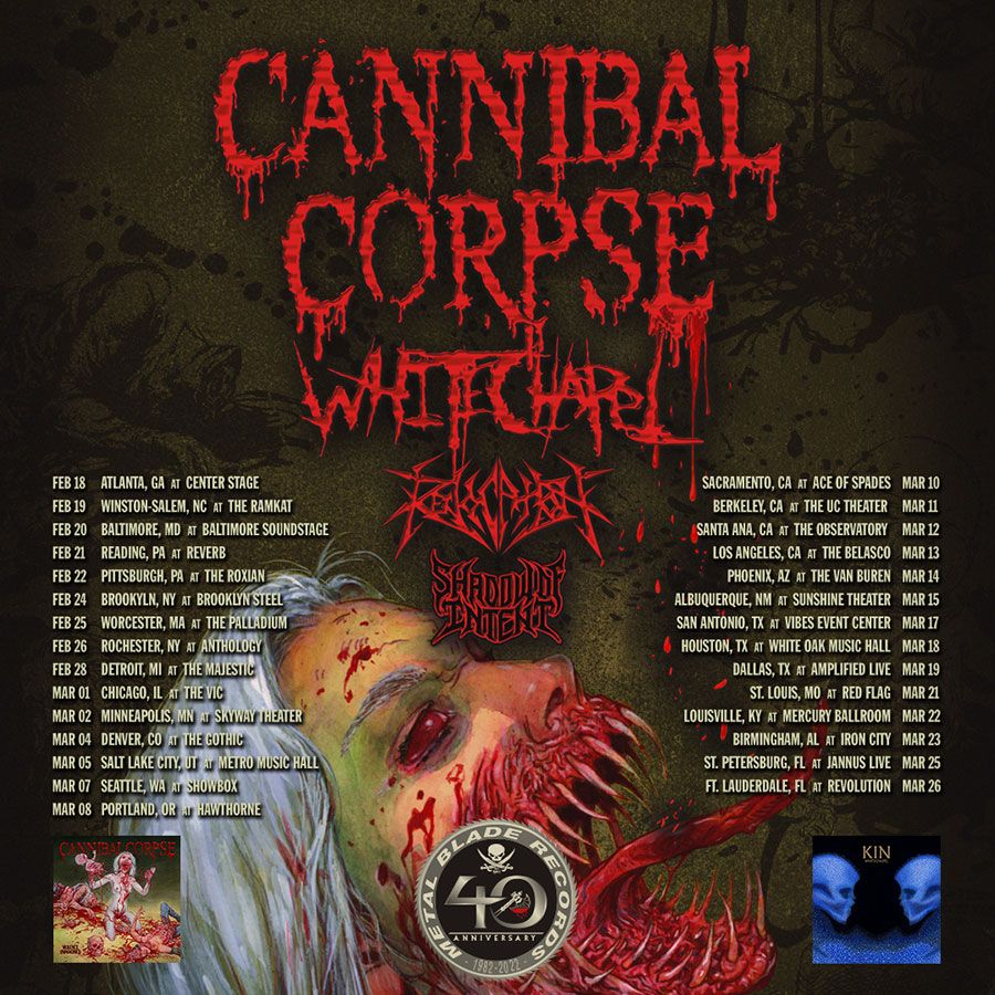 Cannibal Corpse, 16 September | Event in Knoxville | AllEvents
