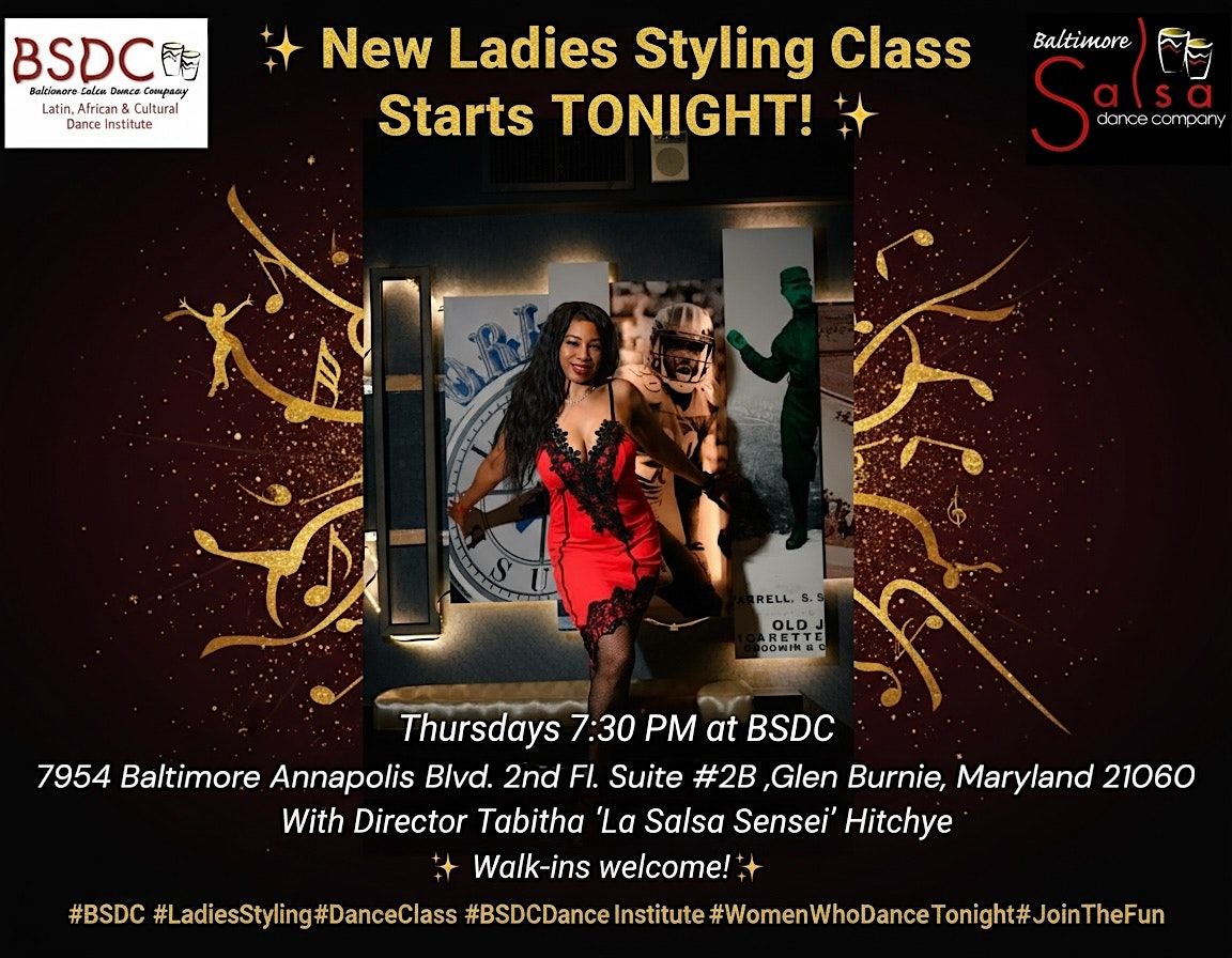 Salsa Ladies Styling Classes! Thursdays @7:30pm! | Event in Glen Burnie | AllEvents