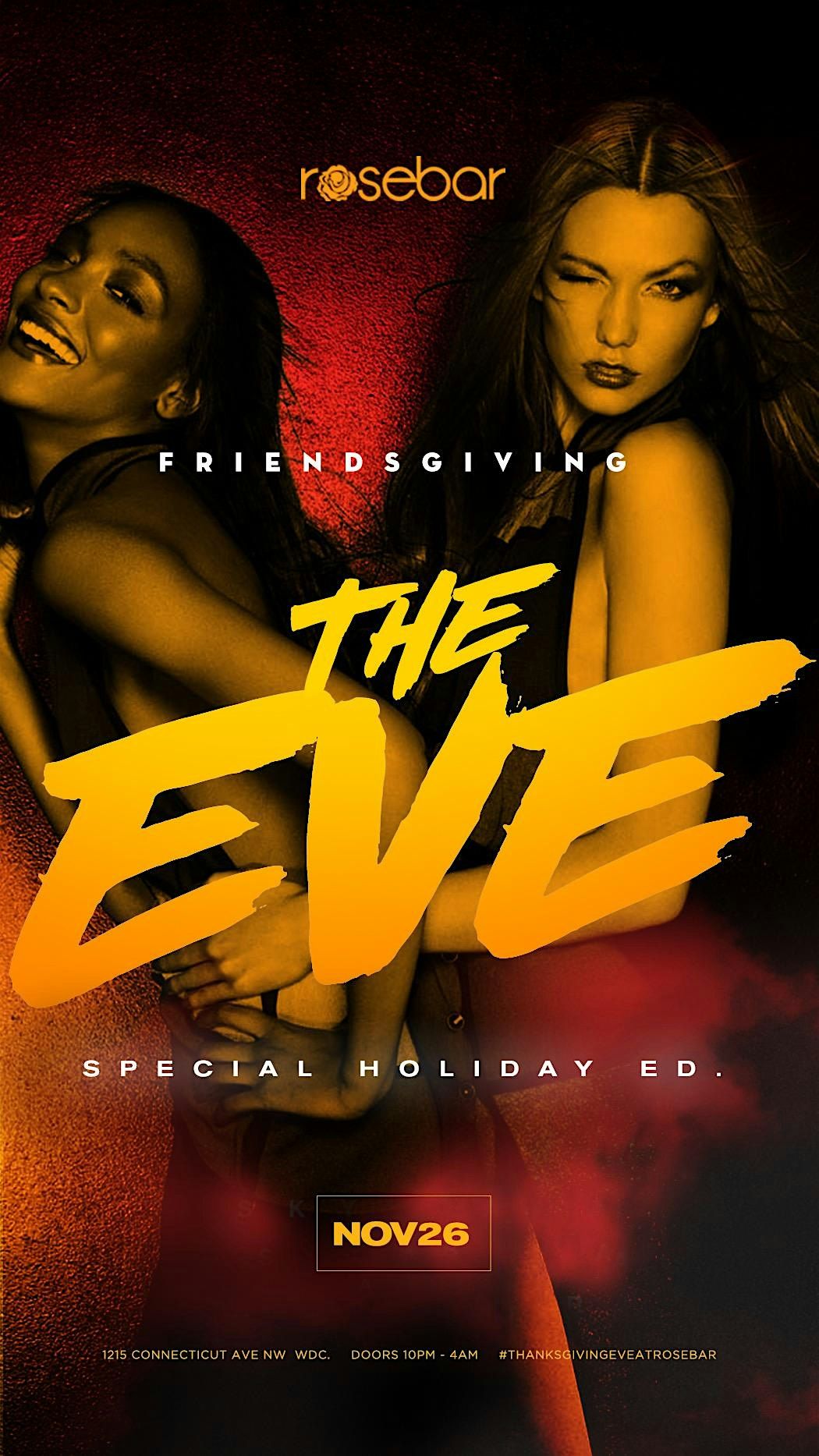 Thanksgiving Eve  OPEN BAR 10pm-11pm | Event in Washington | AllEvents