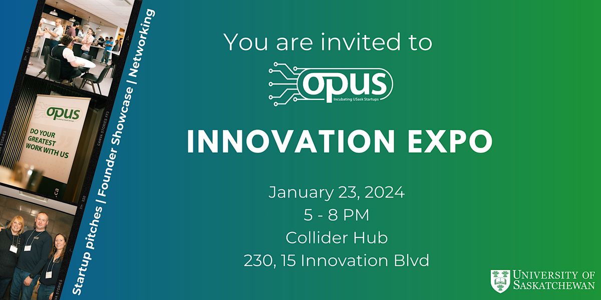 Innovation Expo, Collider Hub, Saskatoon, January 23 2024 AllEvents.in