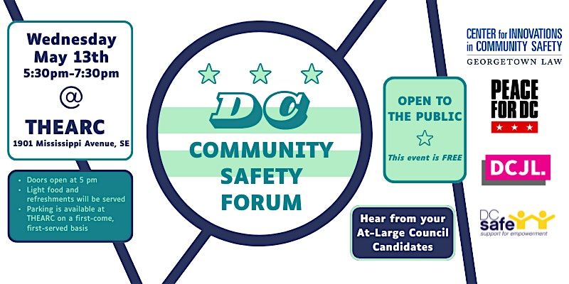 DC Community Safety Forum, THEARC: Town Hall Education Arts Recreation ...