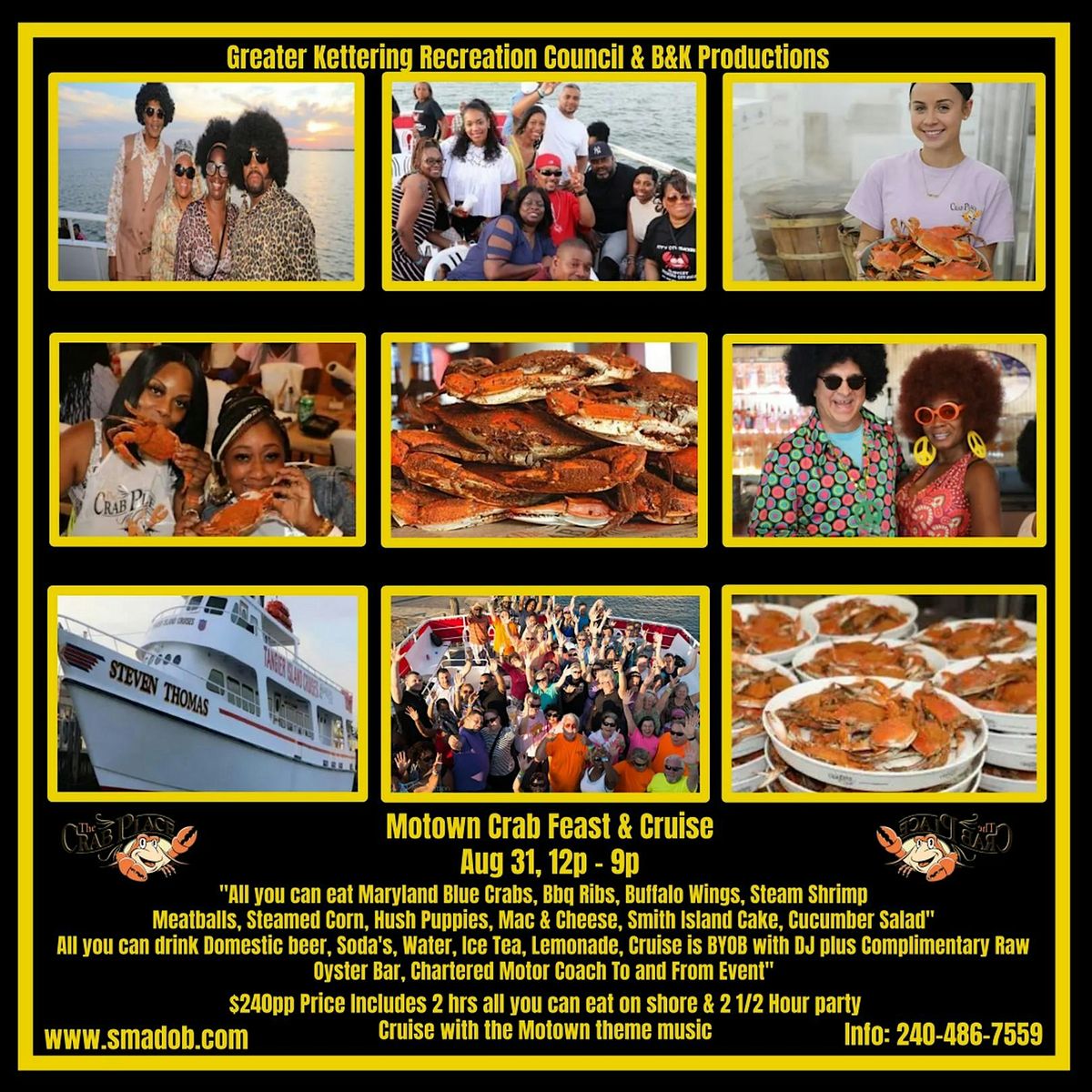 Motown Cruise & Crab Feast, Perrywood Rec Center, Upper Marlboro, 31
