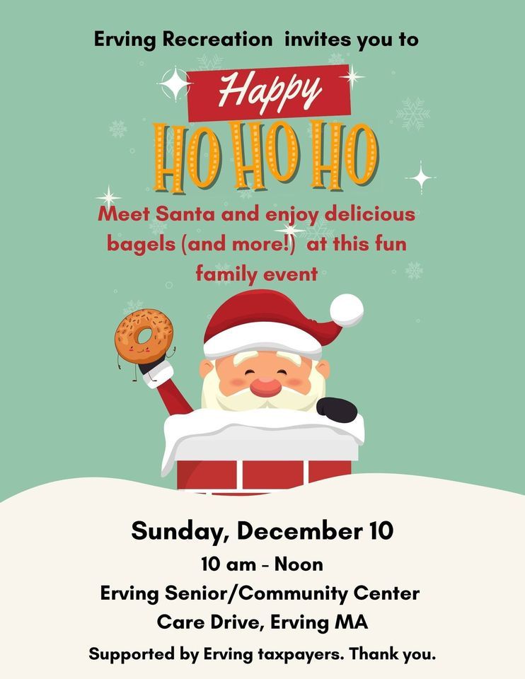Meet, Greet and Eat with Santa!, Erving Senior Center, December 10 2023