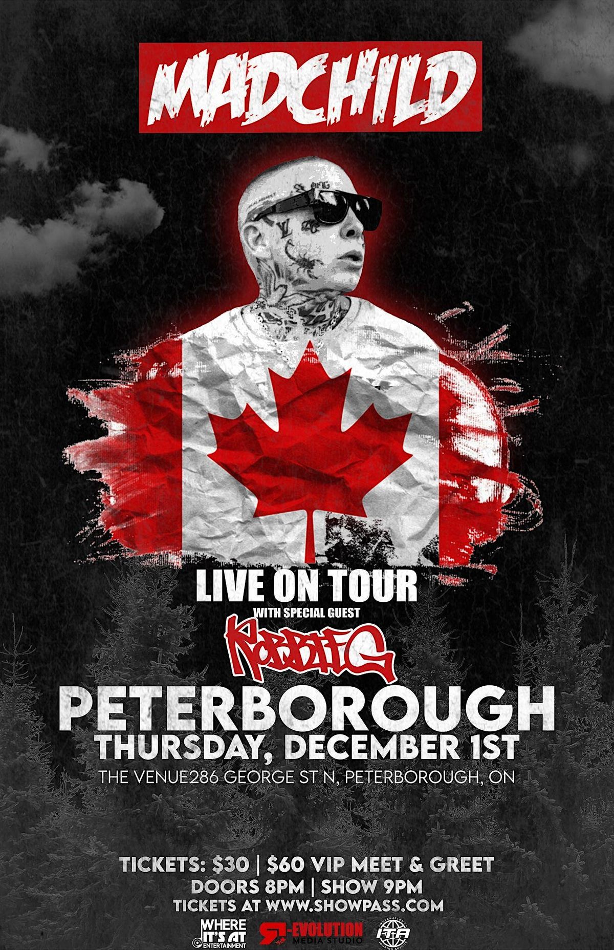 Madchild Live in North Bay May 14th at The Fraser, The Fraser, North