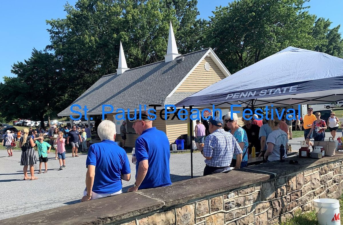 Peach and Ice Cream Festival in Douglassville PA, St. Paul's UCC