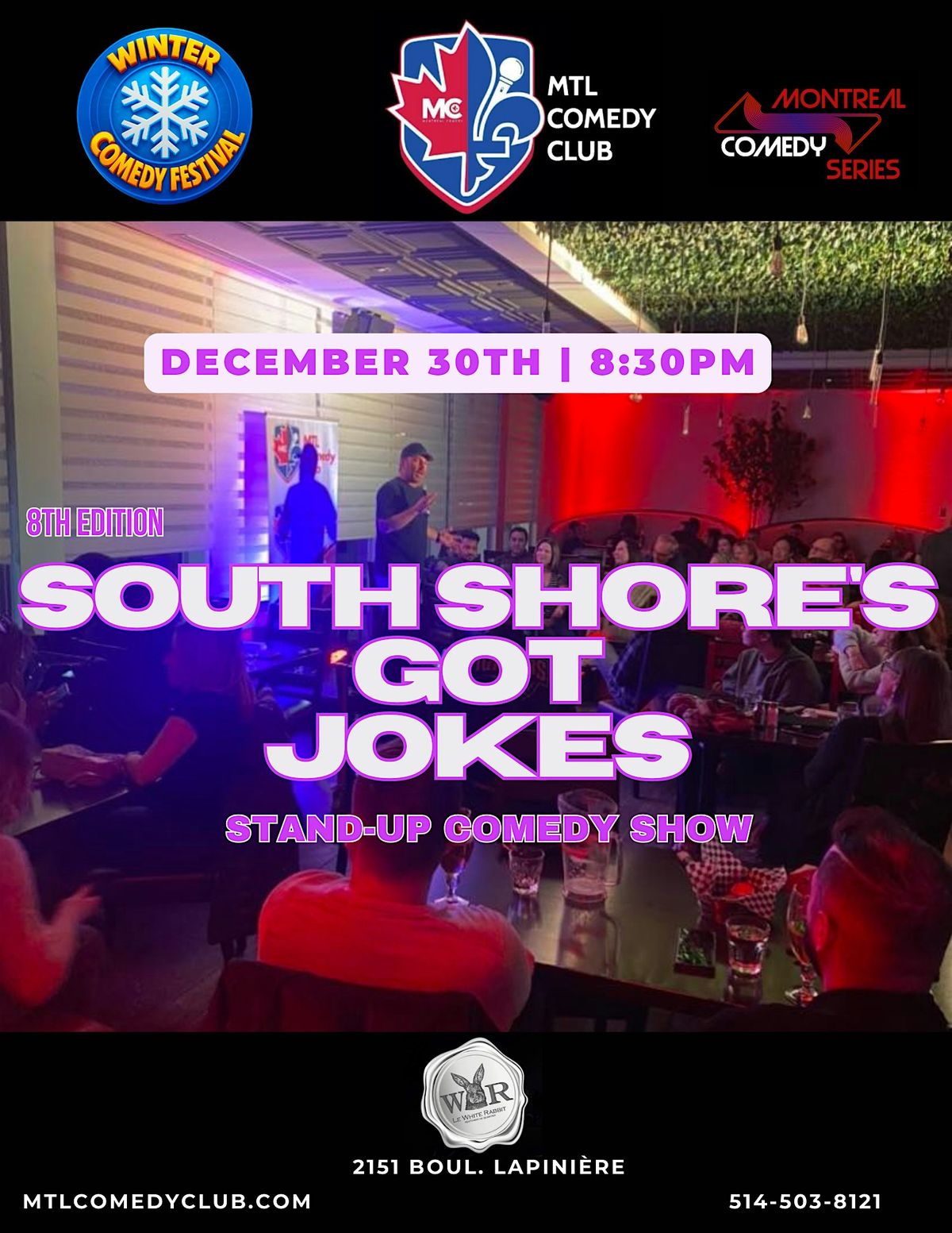 BROSSARD'S GOT JOKES ( Stand Up Comedy Show ) MTLCOMEDYCLUB.COM, 30 December | Event in Brossard | AllEvents