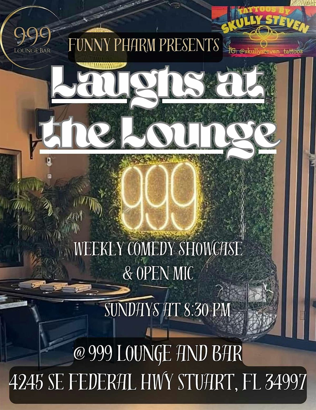 Stuart, FL Sunday Night Comedy Showcase, 999 Lounge and Bar, Stuart, 14