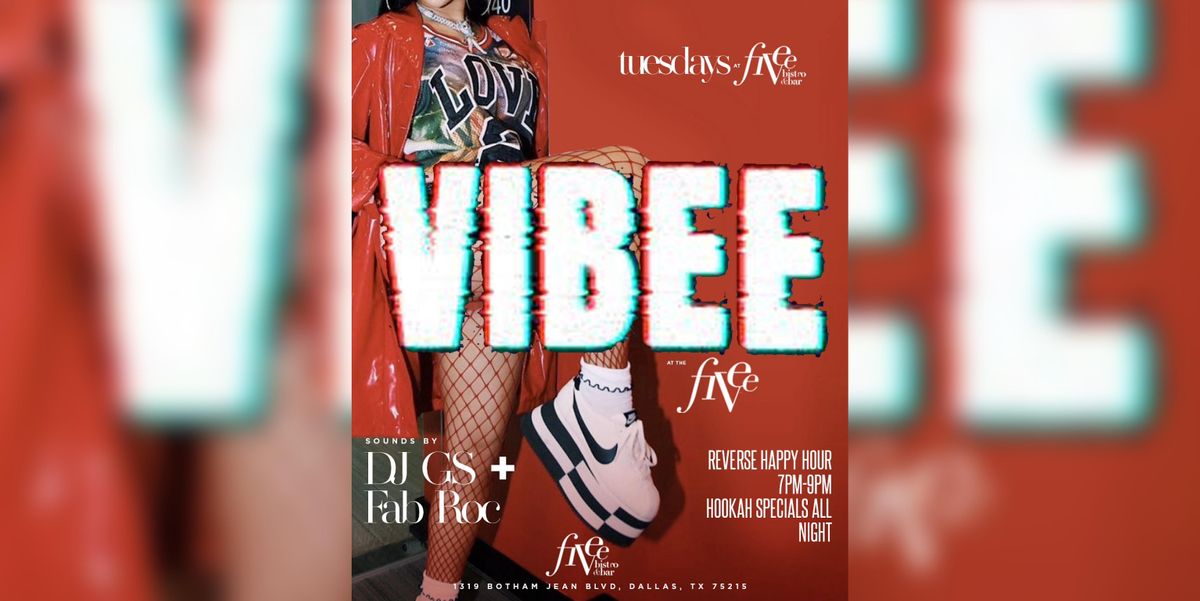 Vibee at The Five, Five Bistro & Bar, Dallas, 30 May to 31 May ...
