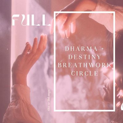 Breathwork Ceremony: Dharma + Destiny Full Strawberry Moon in