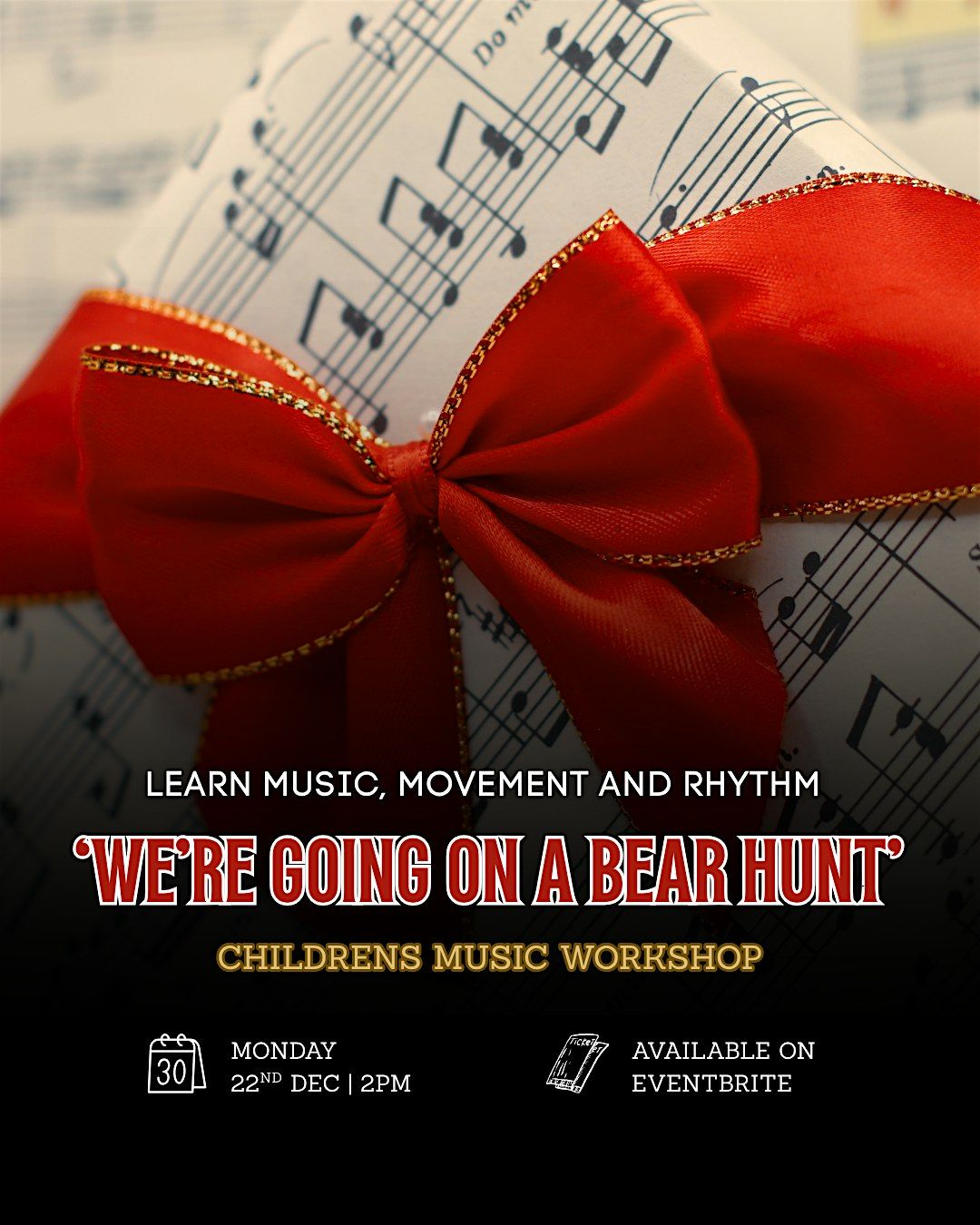 'We’re Going on a Bear Hunt' A Music Workshop Based on the Classic Story, 22 December | Event in Limerick