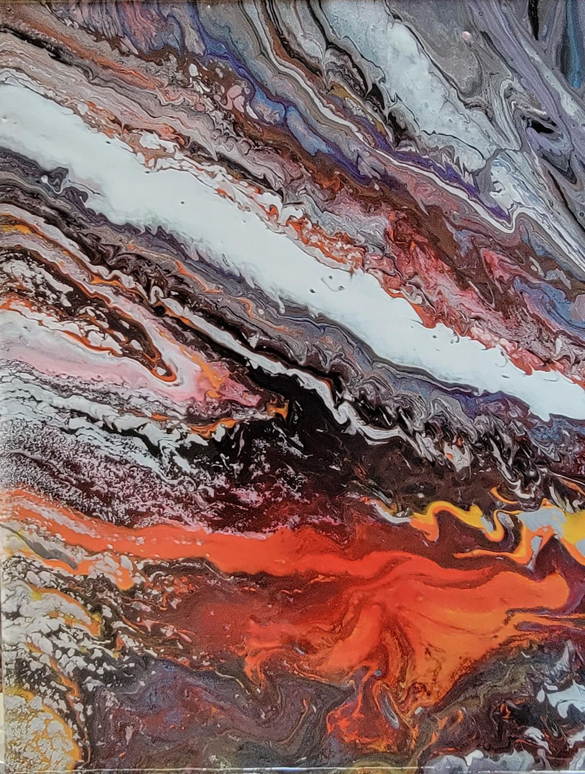Take it Away Tuesday, Acrylic Paint Pouring Class, The Artworks
