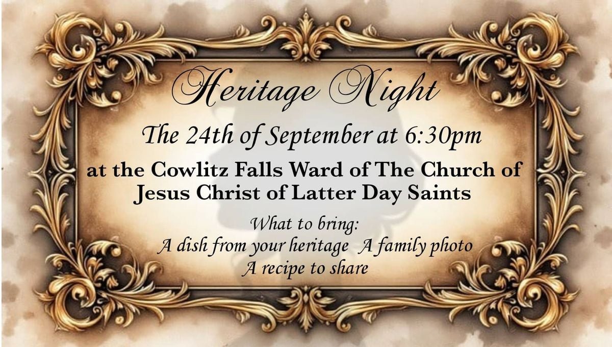 Heritage Night, 24 September | Event in Morton | AllEvents
