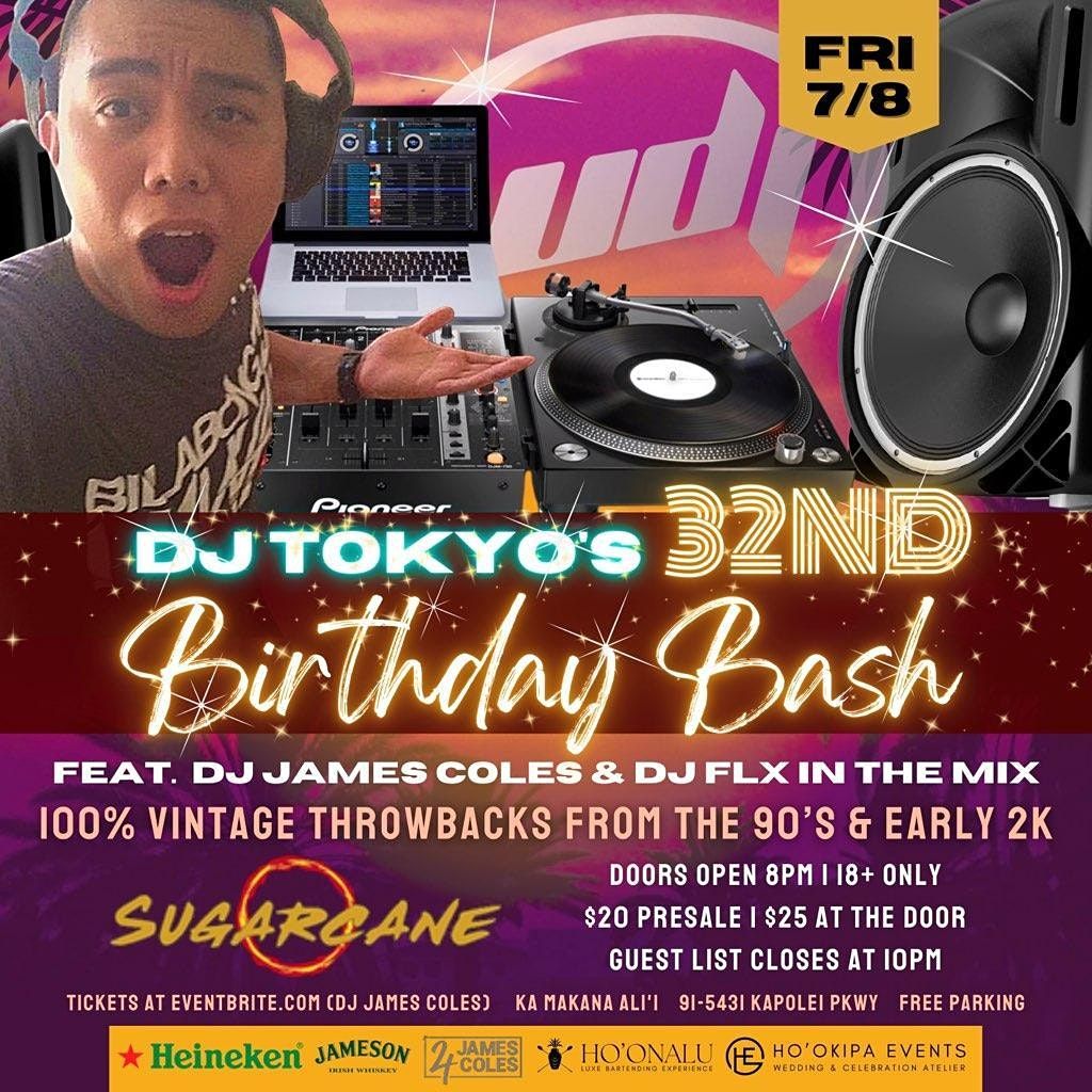 DECADES BIRTHDAY BASH ( 90s & 2K Music ), Sugarcane Chop House, Kapolei