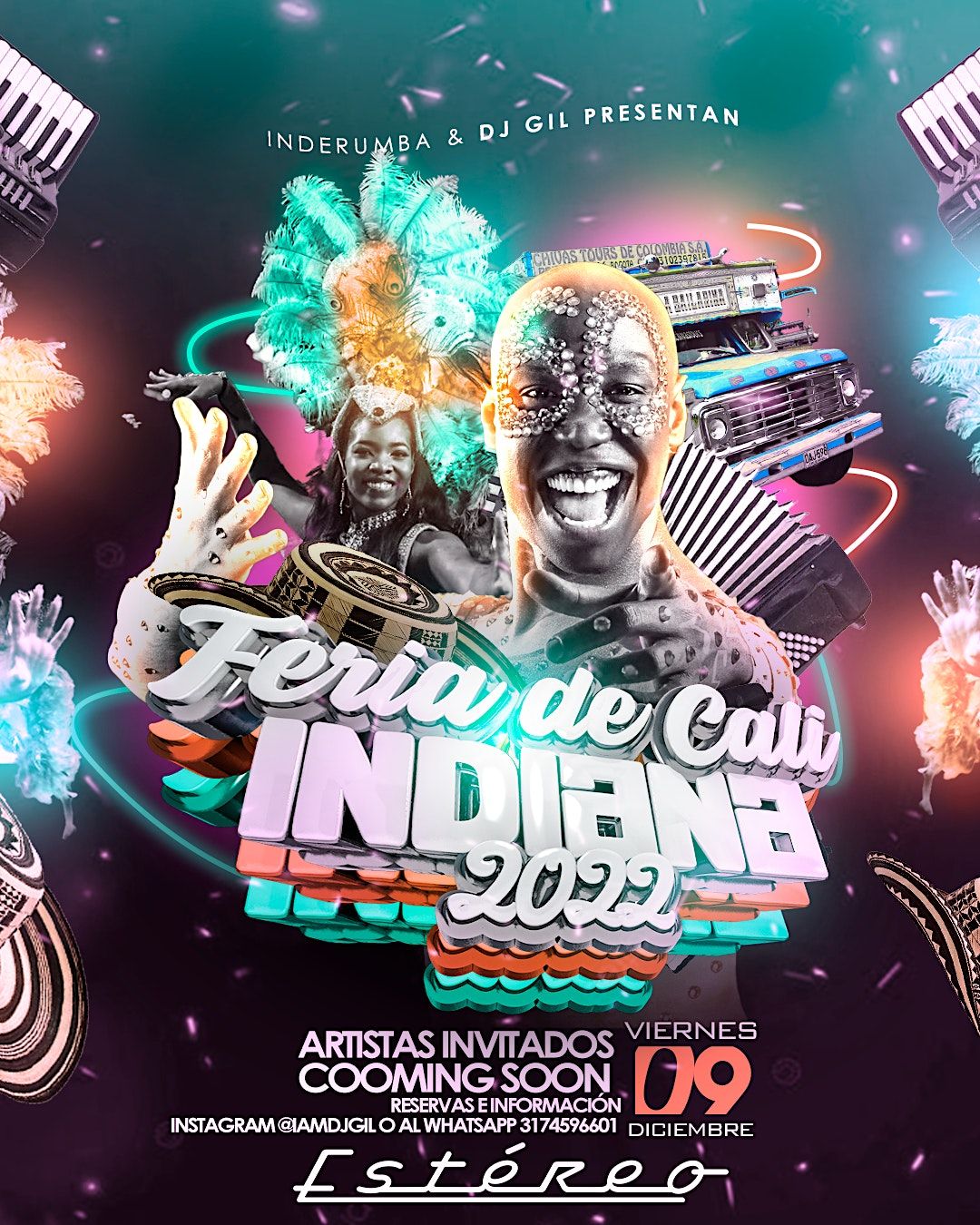 FERIA DE CALI INDIANA 2025, Estereo Indianapolis, 9 December to 10 December