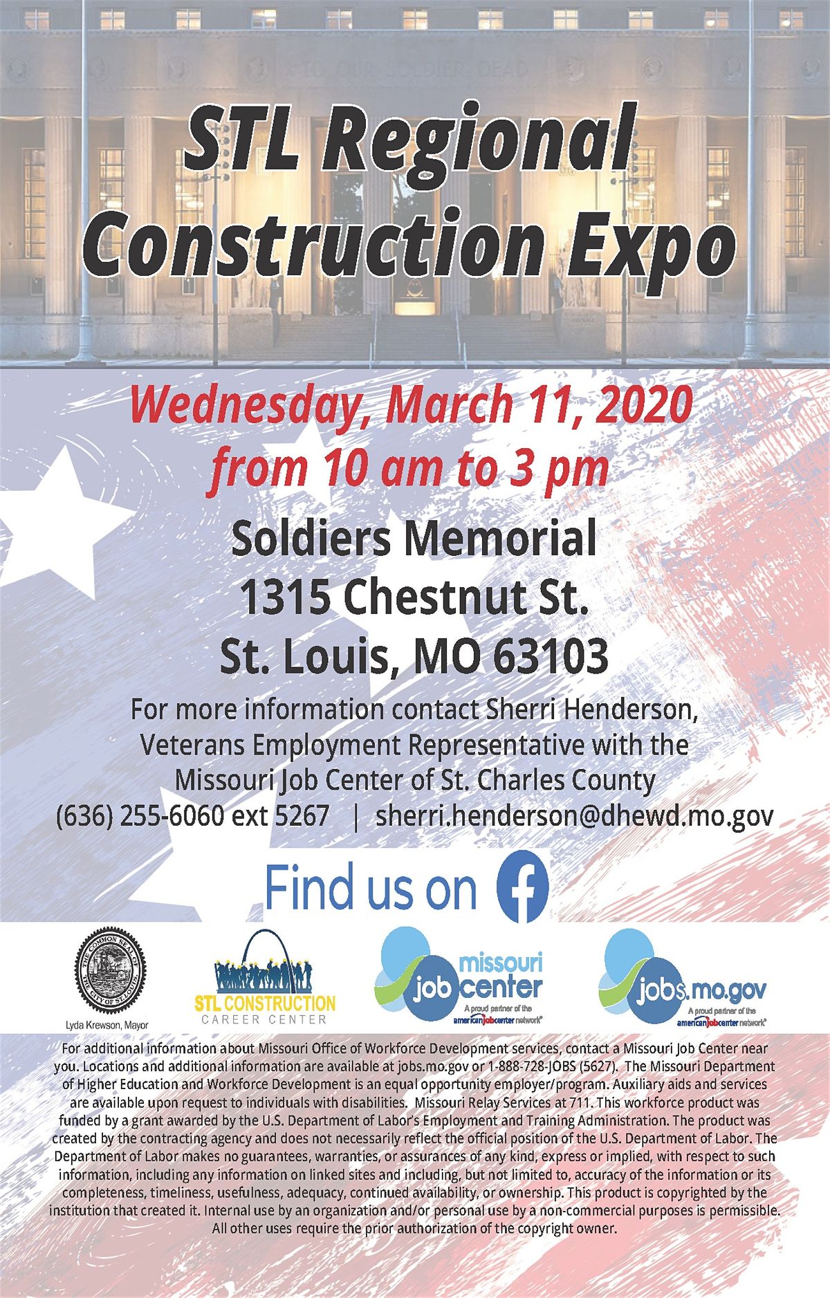 Stl Regional Construction Expo At Soldiers Memorial Military