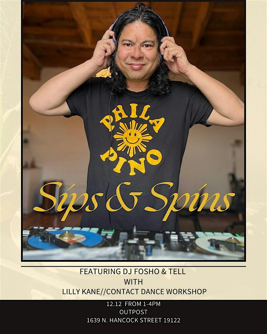SIPS & SPINS, 12 December | Event in Philadelphia | AllEvents