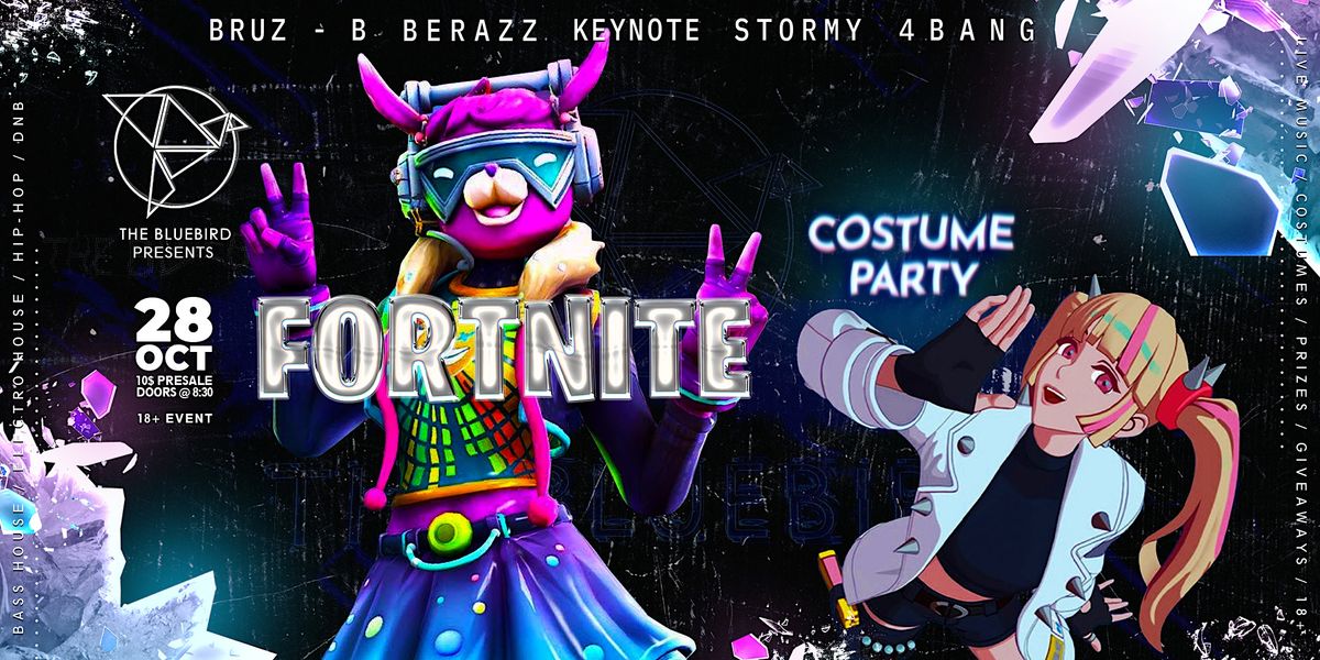 FORTNITE Costume Party The Bluebird Reno, 555 E 4th St, Reno, October