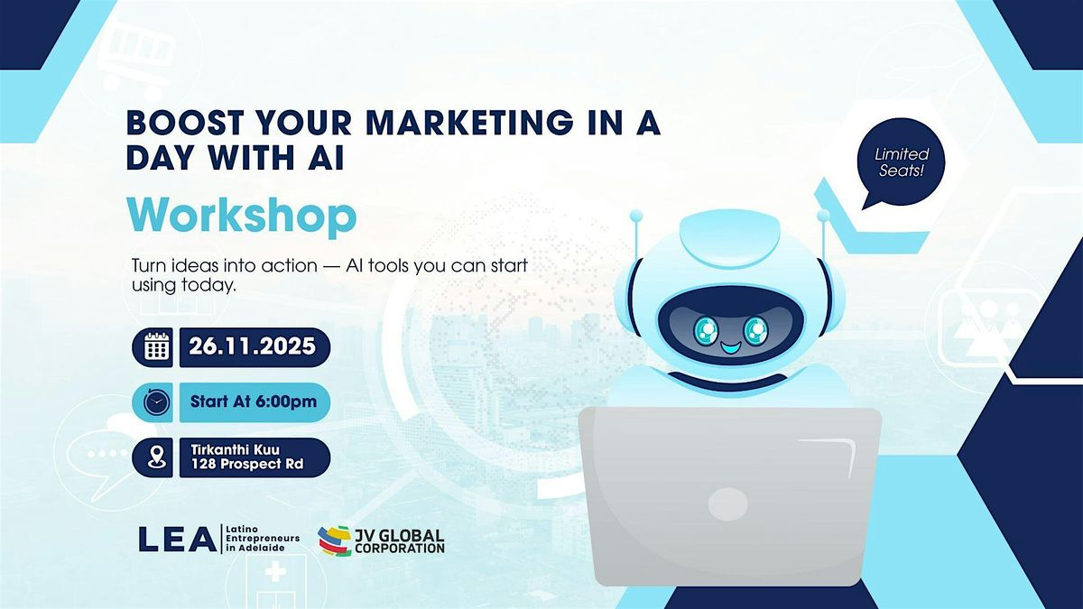 Boost your Marketing in a Day with AI | Event in Prospect | AllEvents