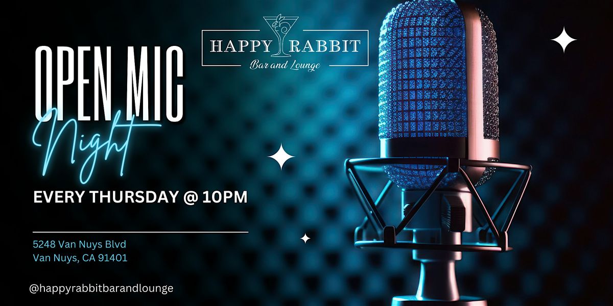 Open Mic Night @ Happy Rabbit | Event in Los Angeles | AllEvents
