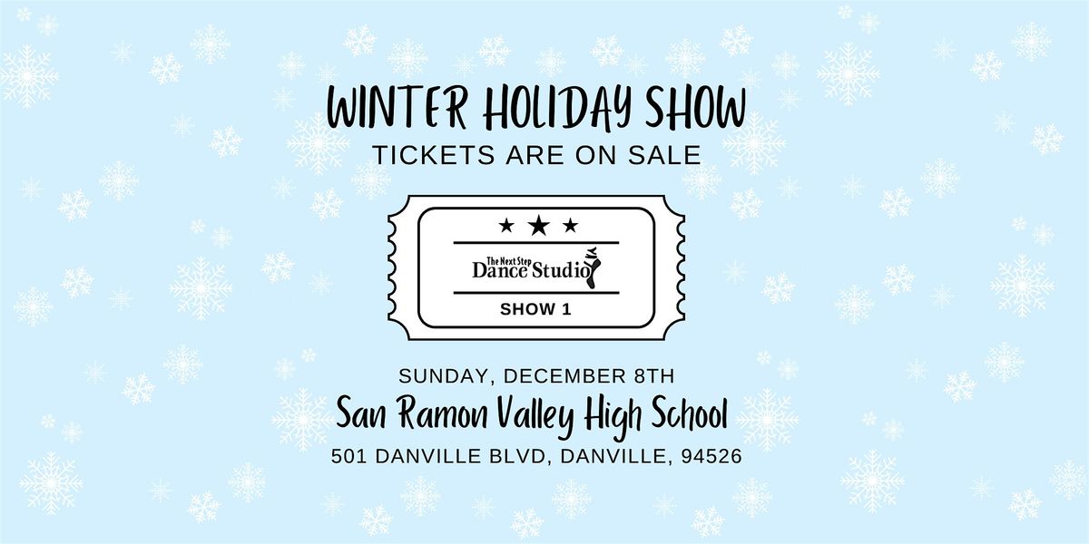 202425 Winter Holiday Show 1, SRVHS Performing Arts Center, Danville