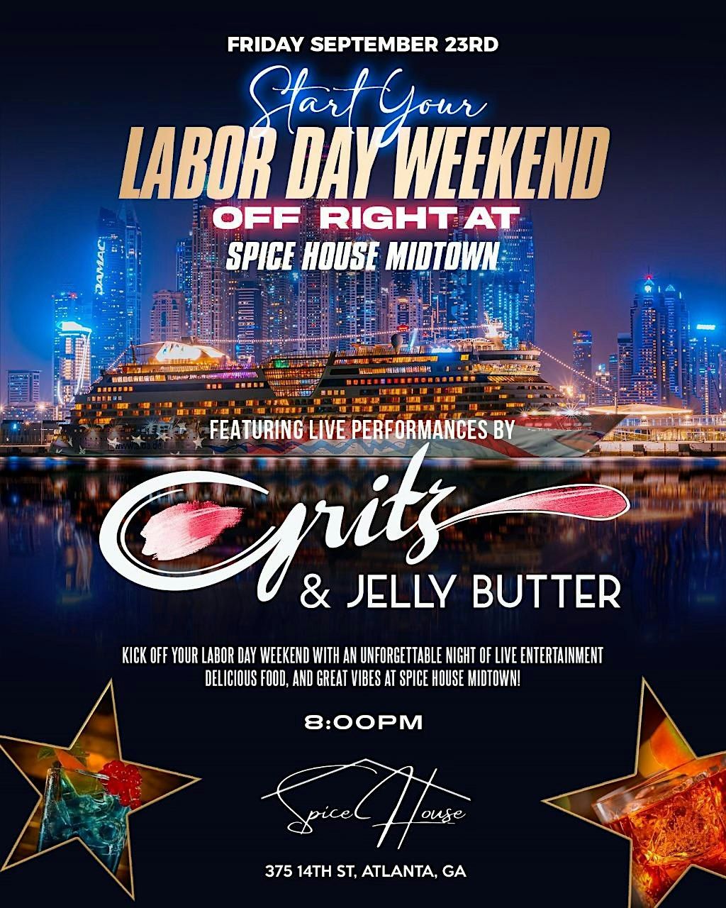 Gritz + Jelly Butter LIVE Spice House Midtown, Spice House Midtown