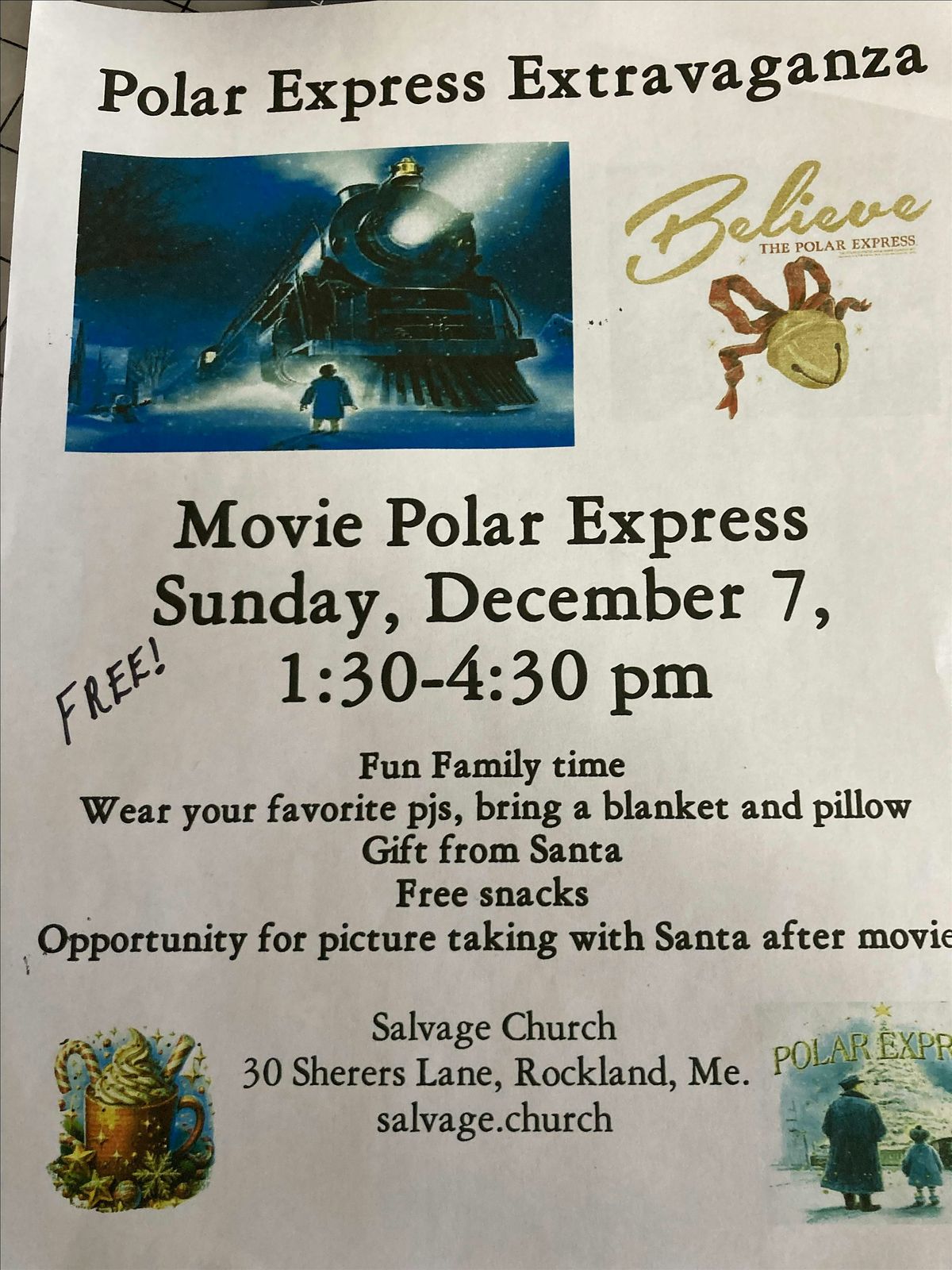 Polar Express Extravaganza, 7 December | Event in Rockland | AllEvents