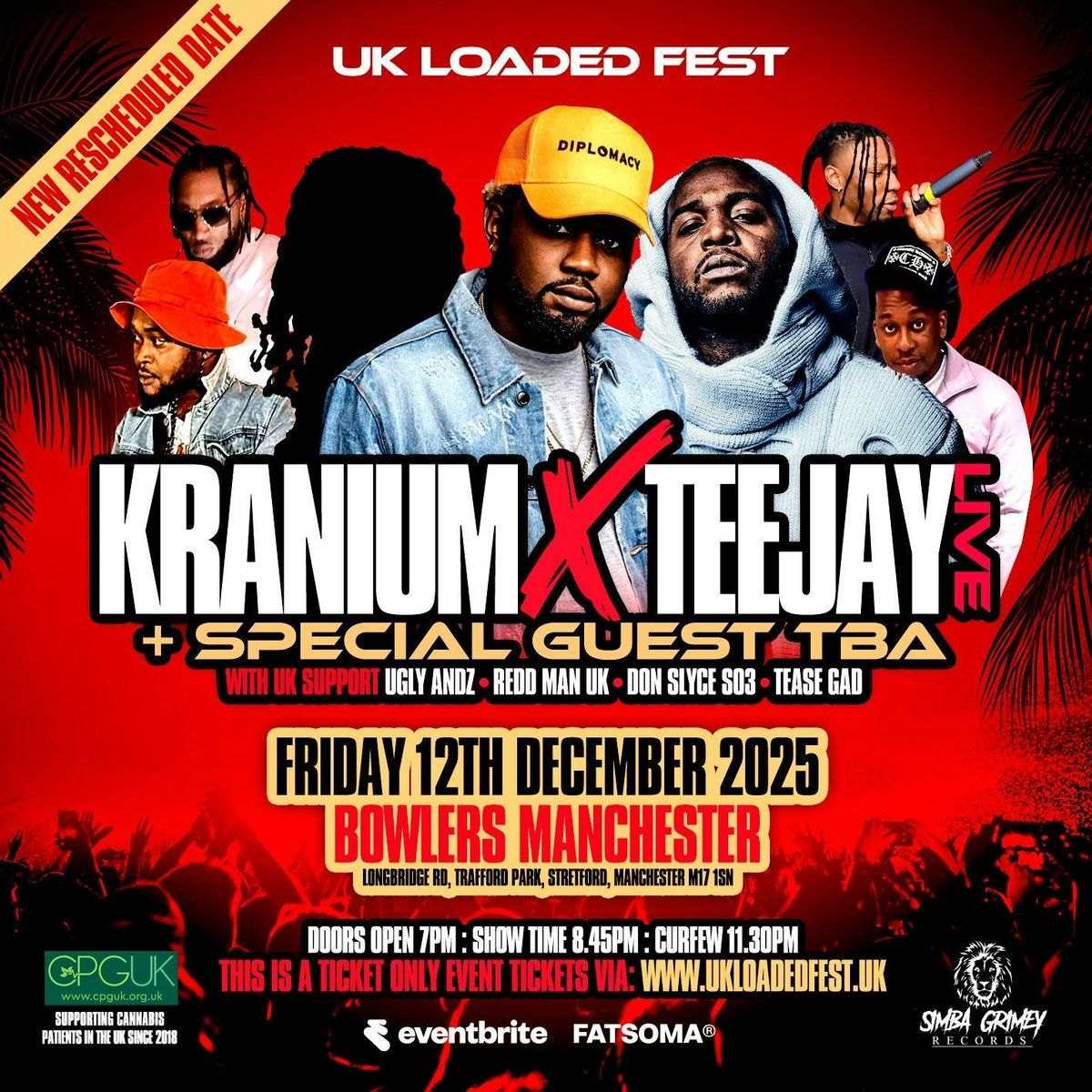 KRANIUM &amp; TEEJAY LIVE AT UK LOADED FEST , 12 December | Event in Salford | AllEvents