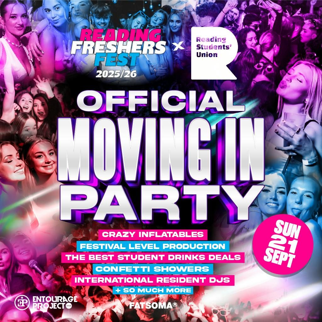 Reading's Official Moving In Party 🚀 ON SALE NOW!, 21 September | Event in Earley | AllEvents