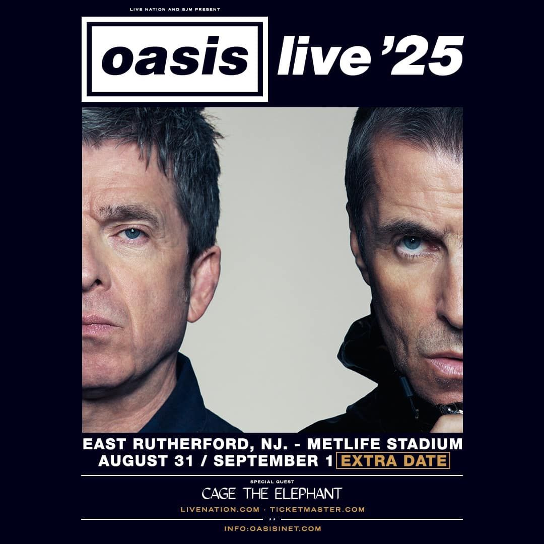 Oasis East Rutherford Tickets, 31 August | Event in East Rutherford | AllEvents