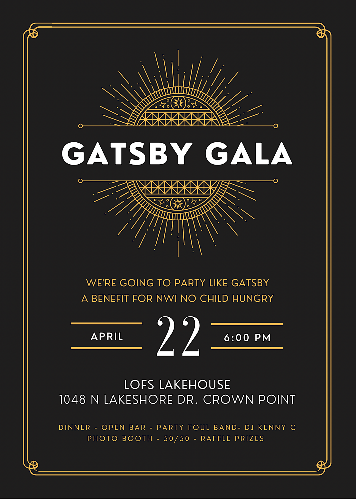 Gatsby Gala / LOFS Prom 2023, Seasons Lakehouse, Crown Point, 22 April