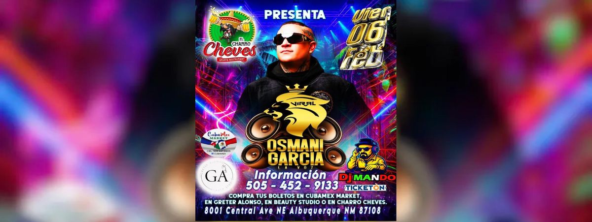 OSMANI GARCIA EN ALBUQUERQUE, 6 February | Event in Albuquerque | AllEvents