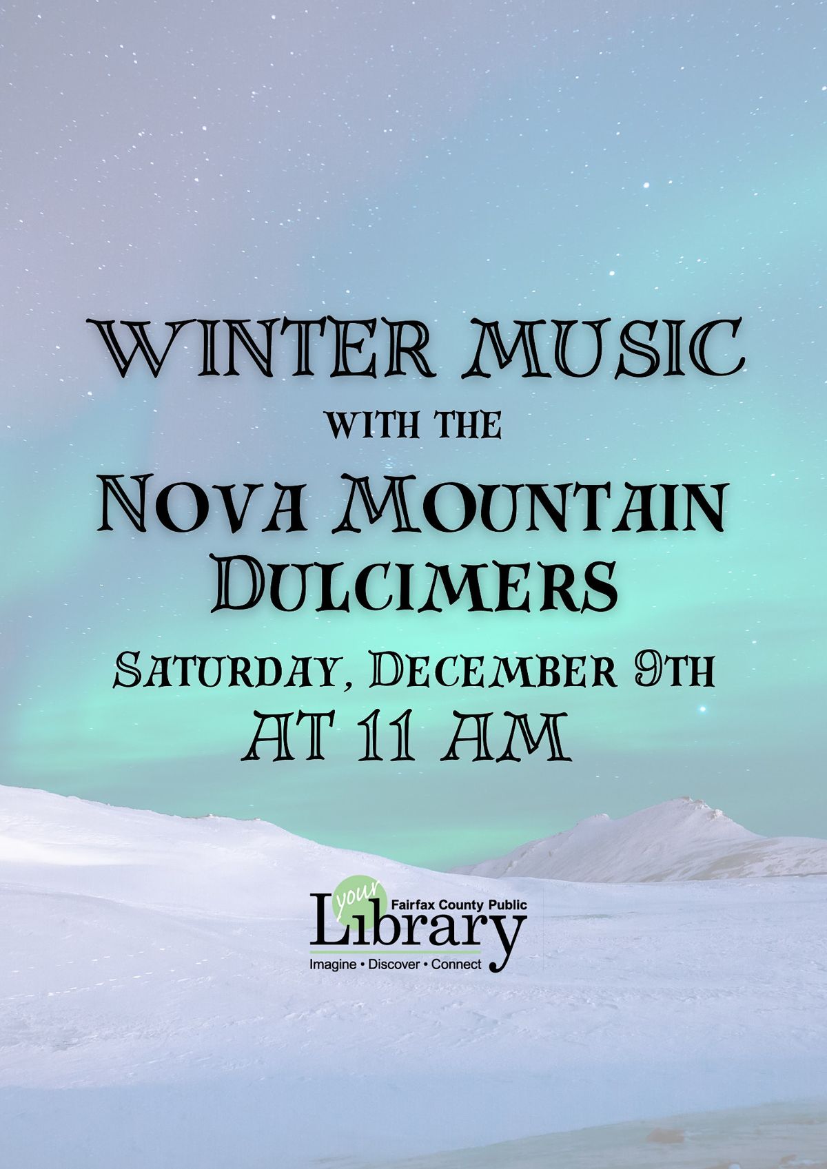 Winter Music with the NOVA Mountain Dulcimers, Mason Regional
