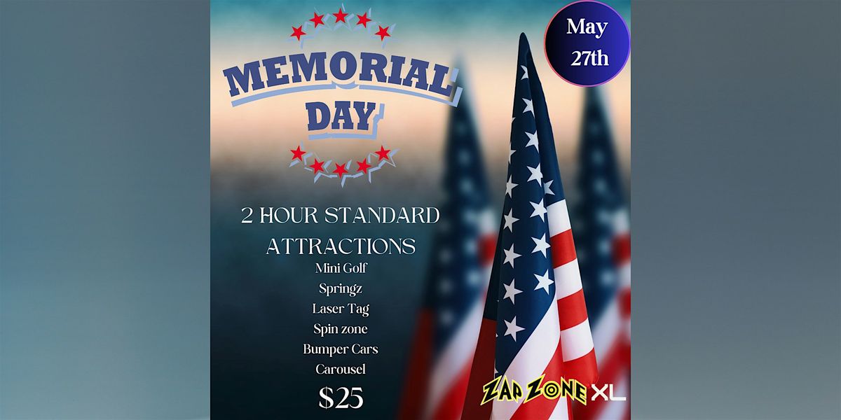 Memorial Day Zap Zone XL, Zap Zone XL, Lansing, 27 May 2024
