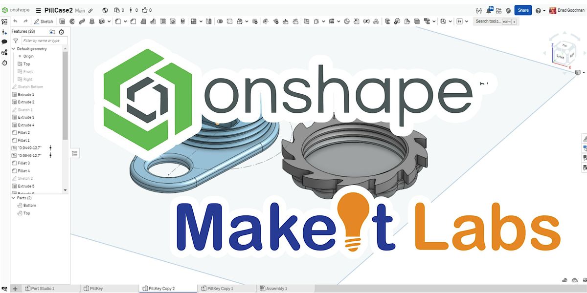 Onshape 101 - Introduction to Basic 3D CAD in Onshape | Event in Nashua | AllEvents