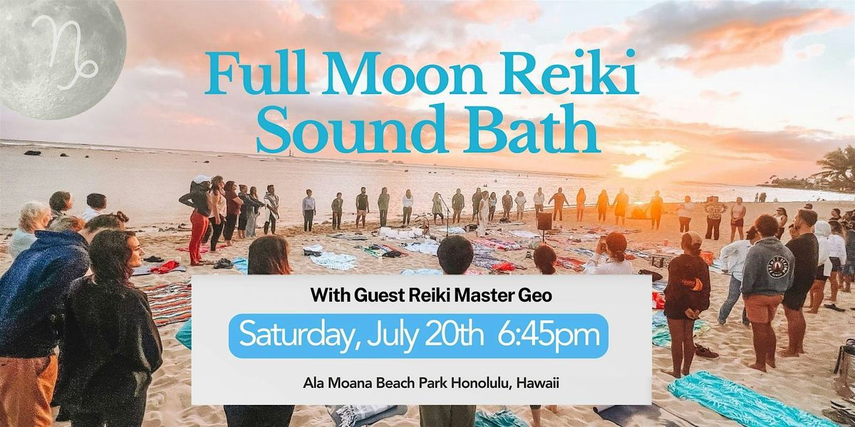 Full Moon Capricorn Reiki Sound Bath, Ala Maona Beach Park (Google Maps