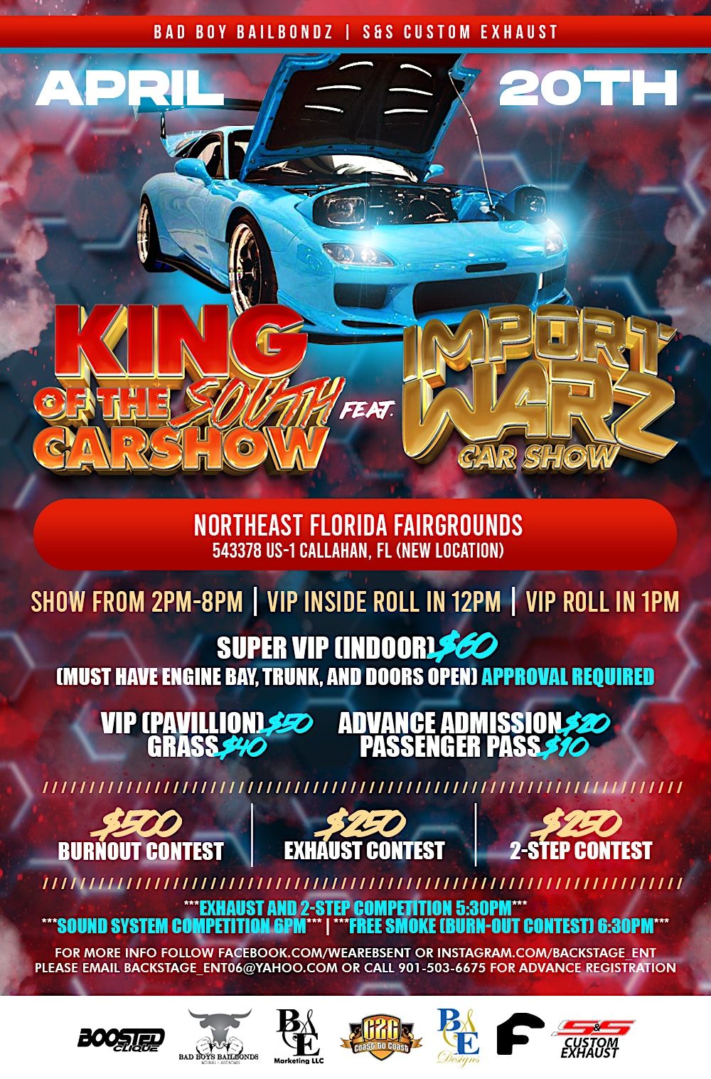 KING OF THE SOUTH FEATURING IMPORT WARZ TOUR 12, NE FLORIDA FAIRGROUNDS