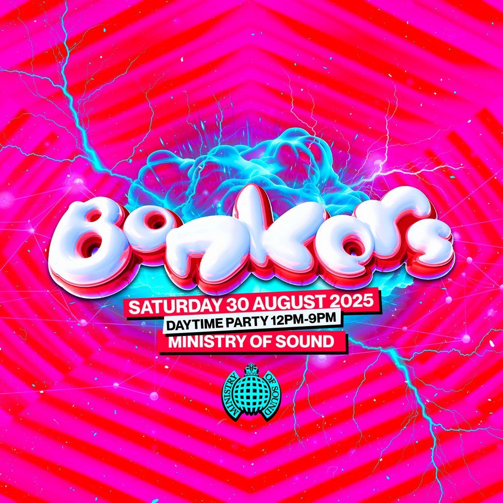 Bonkers goes to Ministry of Sound 2025, 29 August | Event in London | AllEvents
