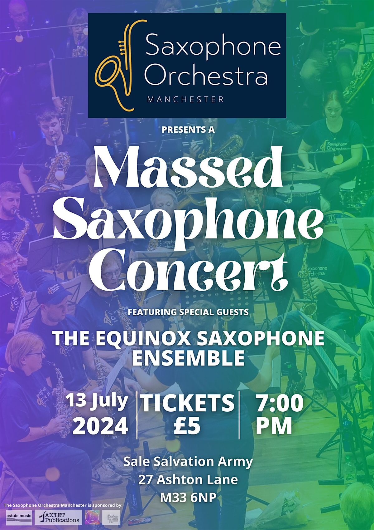 Massed Saxophone Concert The Saxophone Orchestra Manchester and the