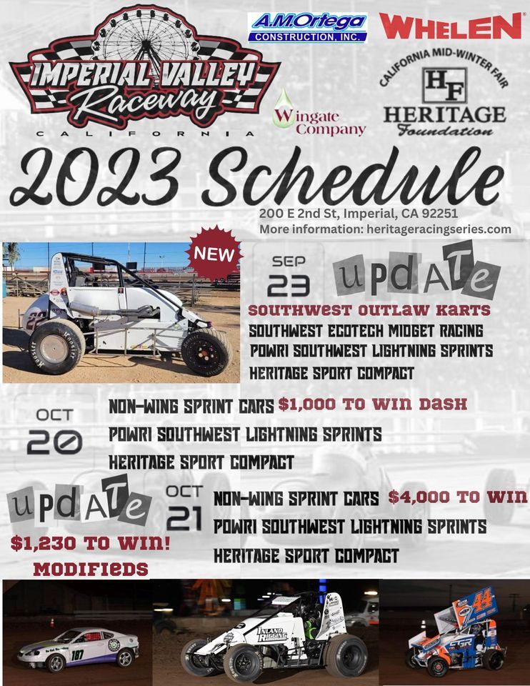 IVR Fall Classic, Imperial Valley Fairgrounds, October 20 2023