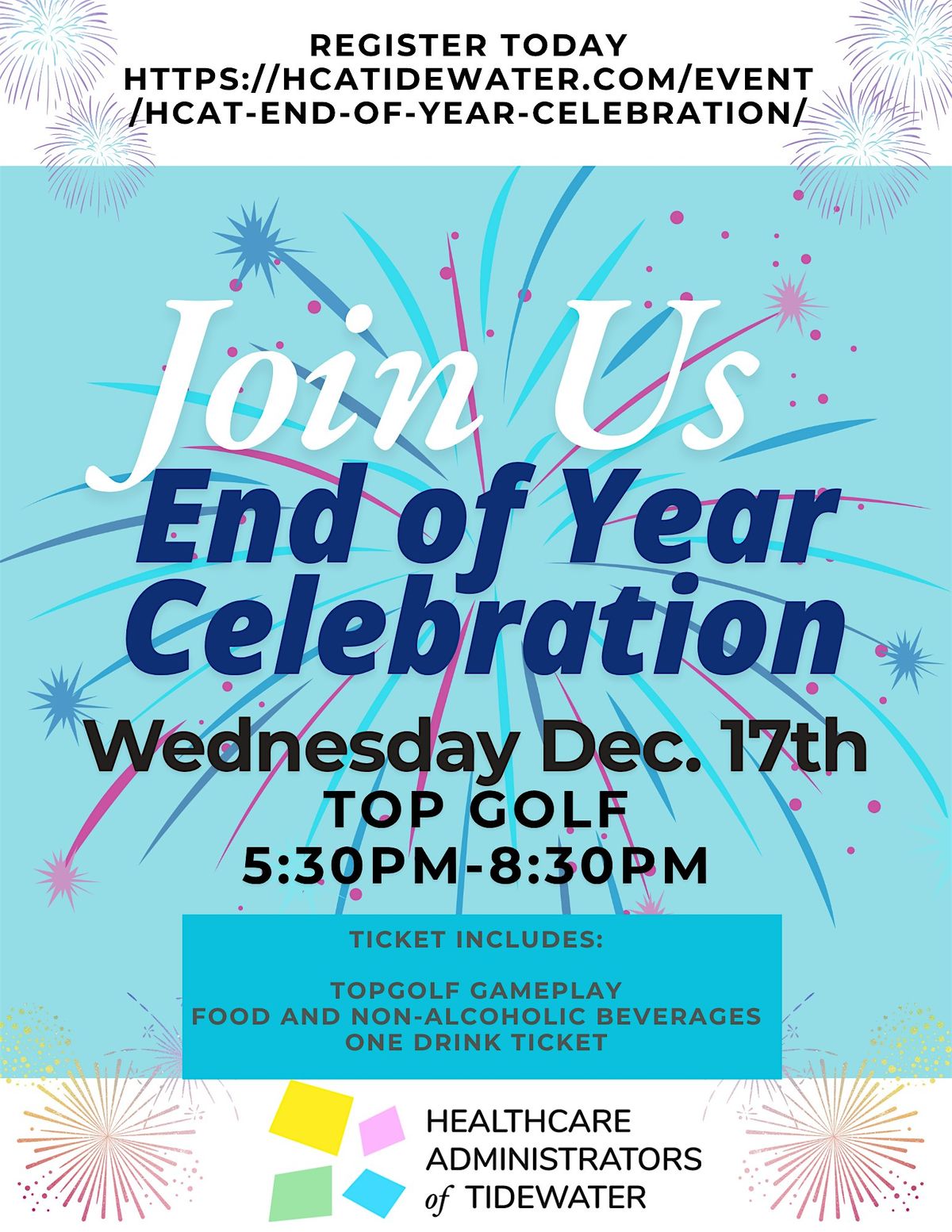 HCAT End of Year Celebration, 17 December | Event in Virginia Beach | AllEvents