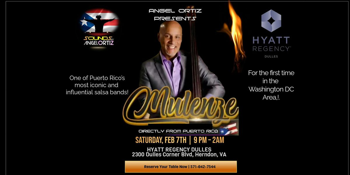 Angel Ortiz Presents Salsa Night with La Mulenze from Puerto Rico, 7 February | Event in Herndon | AllEvents